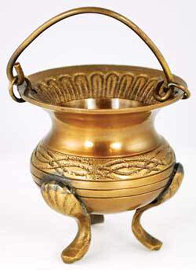 Celtic Knot Brass Cauldron