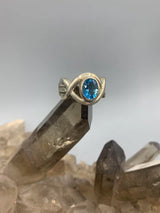 Sterling Silver Topaz Ring