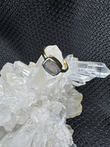 Gold Alloy Labradorite Ring - Assorted Size
