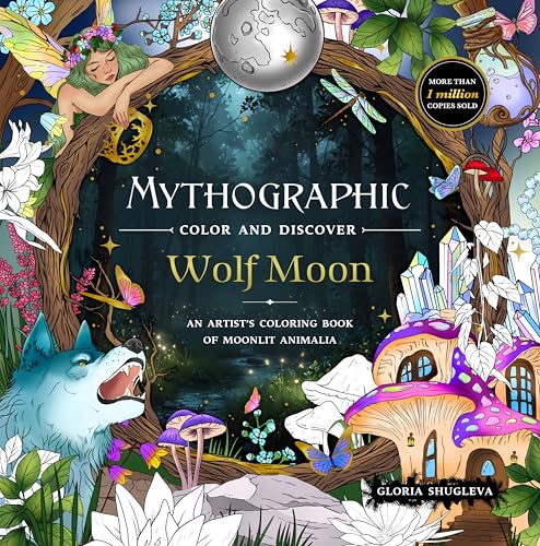 Mythographic: Wolf Moon Coloring Book