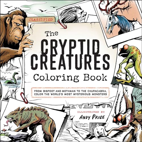 The Cryptid Creatures: Coloring Book - Andy Price