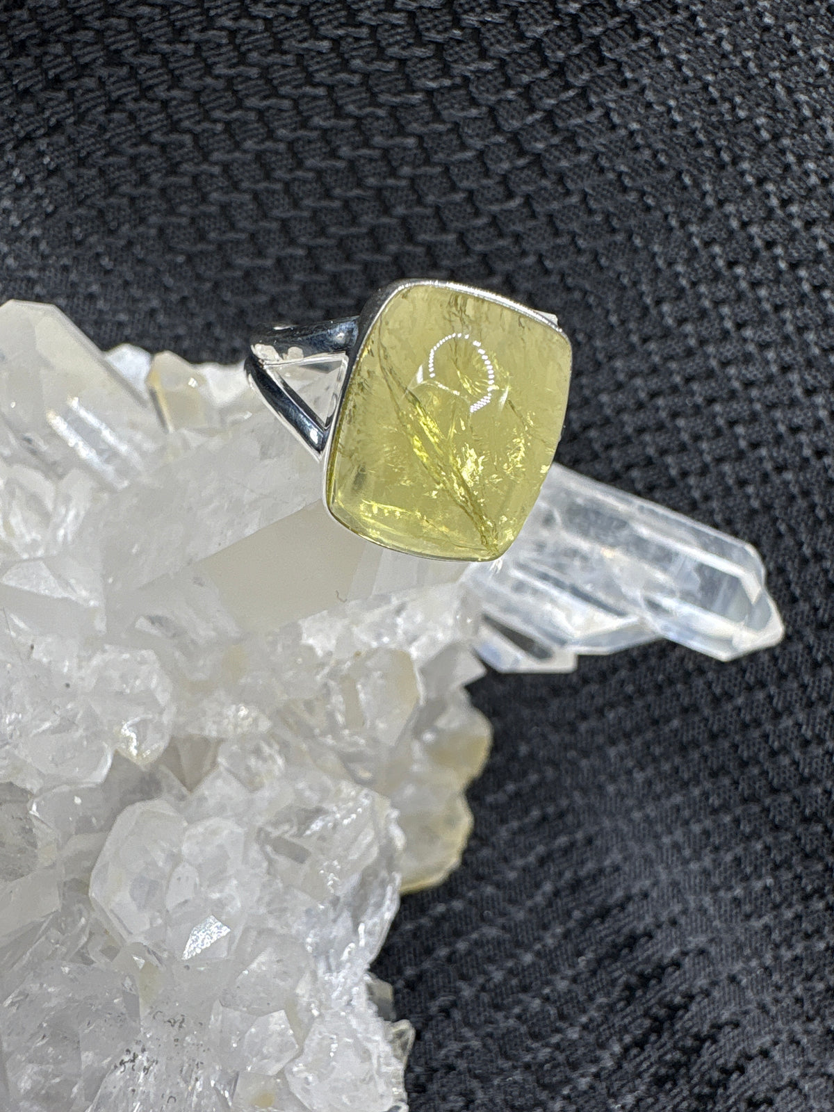 Sterling Silver Lemon Topaz Ring - Assorted Size
