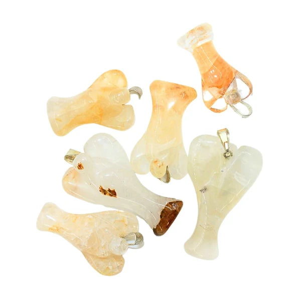 Gemstone Angel Necklace - Assorted