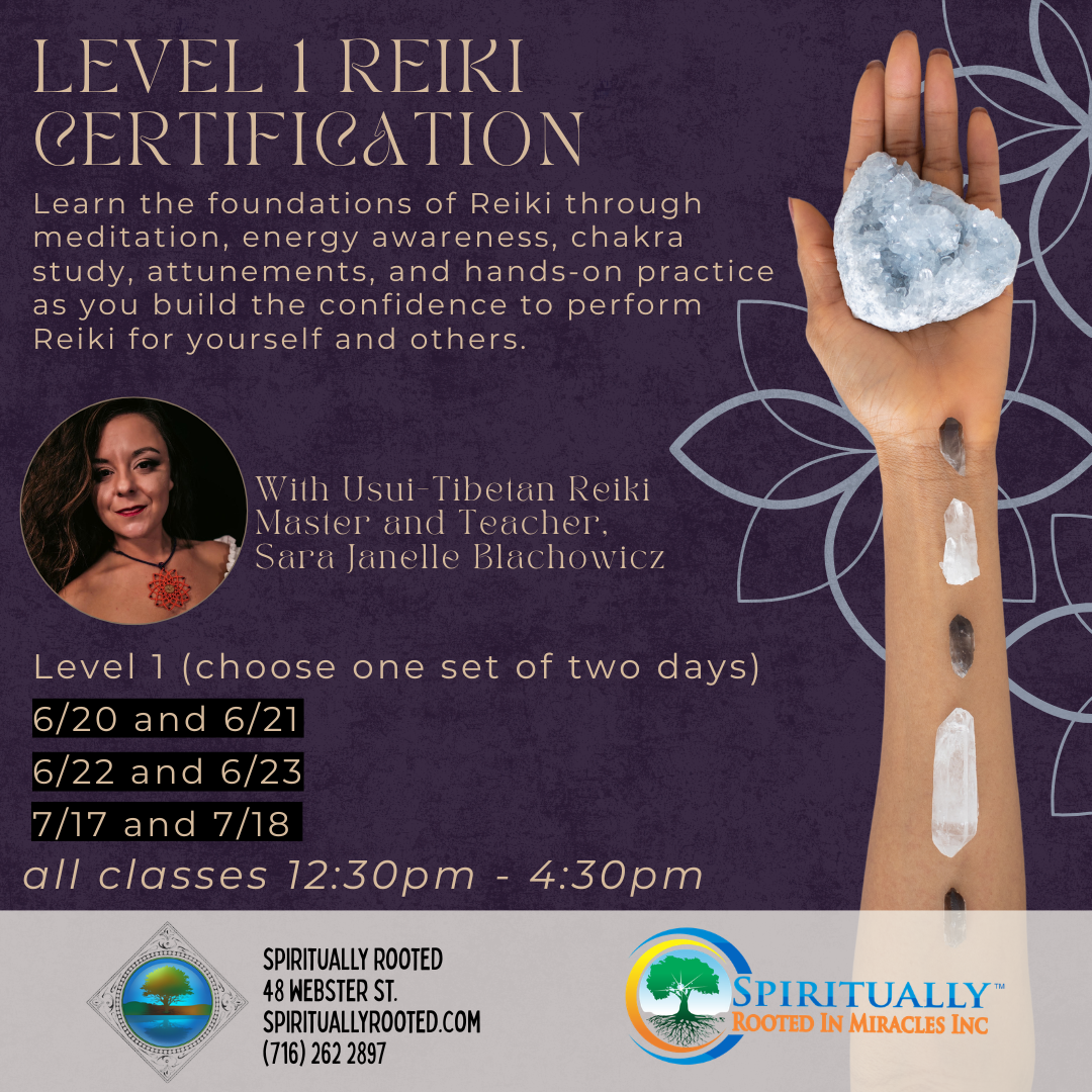 Level 1 Reiki Certification