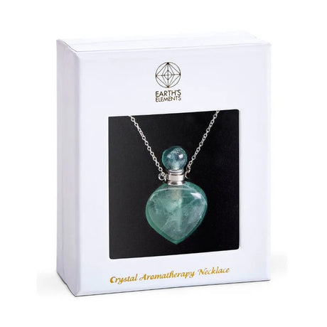 Aromatherapy Bottle Necklace - Assorted Gemstone