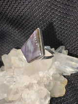 Sterling Silver Purple Fire Labradorite Ring - Assorted Size