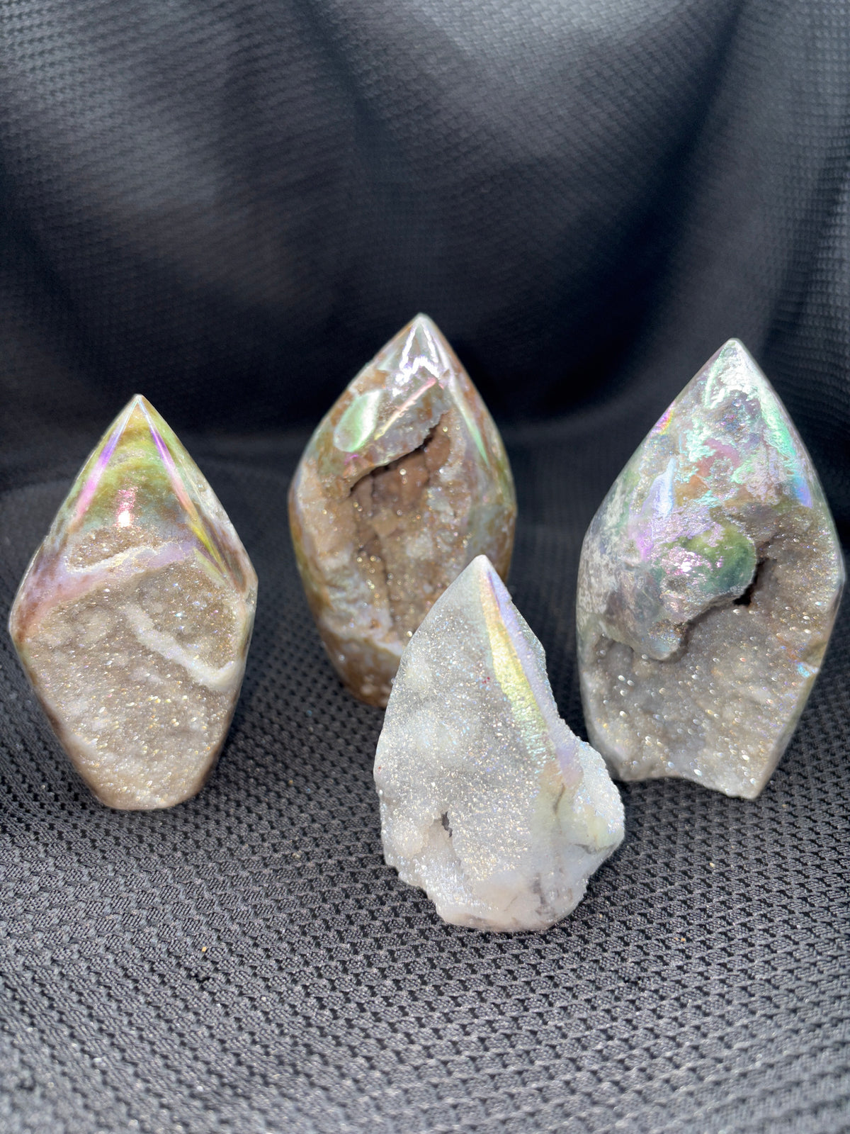 Pearly Stalactite Druzy Point