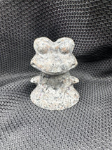 Frog Carving (3"H) - Assorted Gemstone