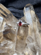 Sterling Silver Garnet Ring