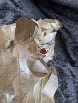 Sterling Silver Garnet Ring