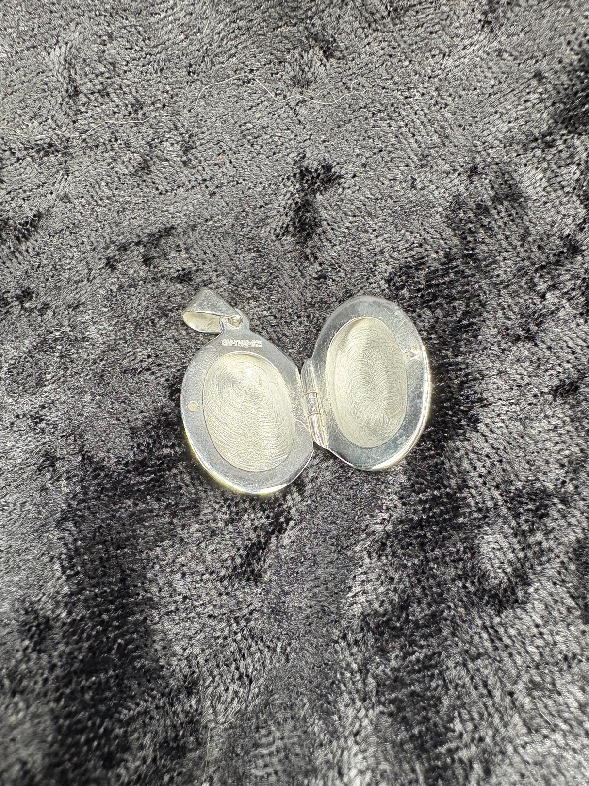 Mini Sterling Silver Locket Pendant