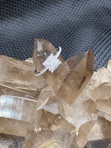 Moissanite Sterling Silver Ring