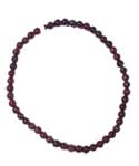 Garnet Bracelet 4mm