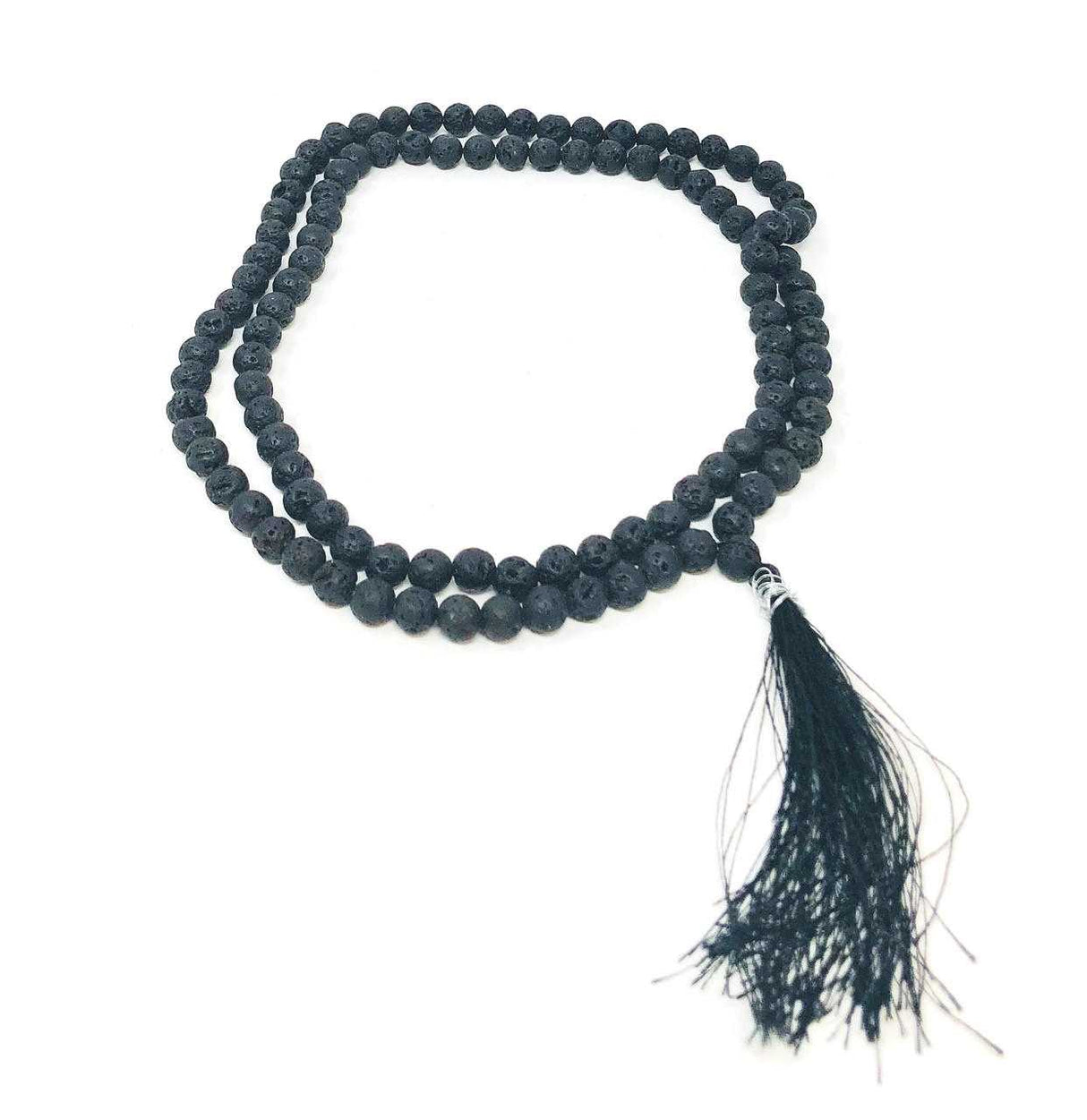 Lava Stone Prayer Mala 8mm