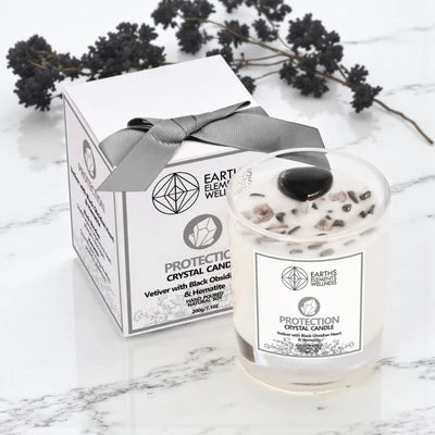 Crystal Candle - Protection