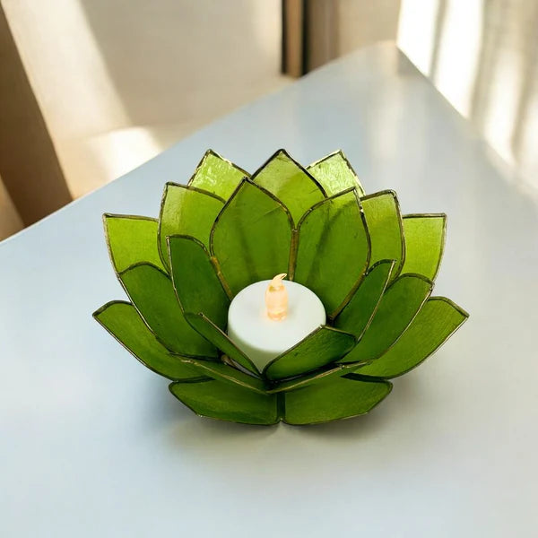 Capiz Shell Candle Holder - Assorted Color