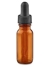 Amber Glass Bottle (1/2oz)