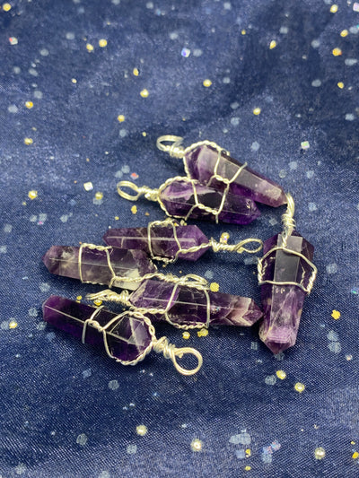 Wire Wrapped Gemstone Pendant