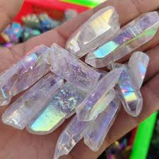 Angel Aura Quartz - Dyed Point (Large)