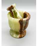 Mini Green Onyx Mortar & Pestle (2.5")