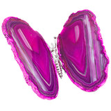 Agate Slice Butterfly (3-4")
