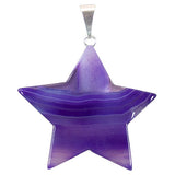 Agate Star Necklace - Assorted Color