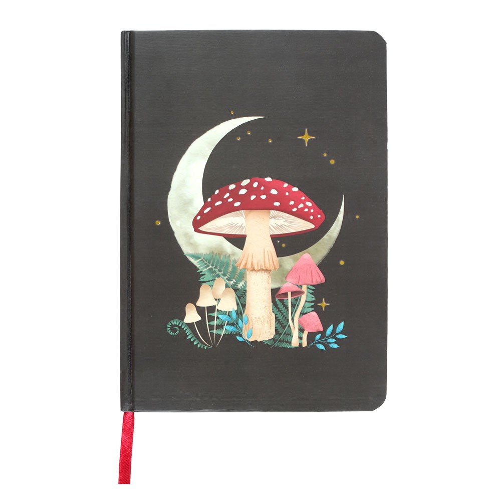 Dark Forest Mushroom Notebook Journal
