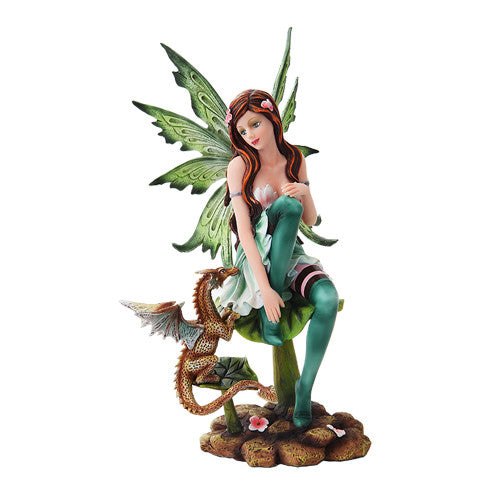 Dragon Fairy Statue (10")