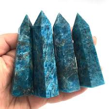 Blue Apatite Obelisk (3-3.5")
