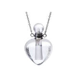 Aromatherapy Bottle Necklace - Assorted Gemstone