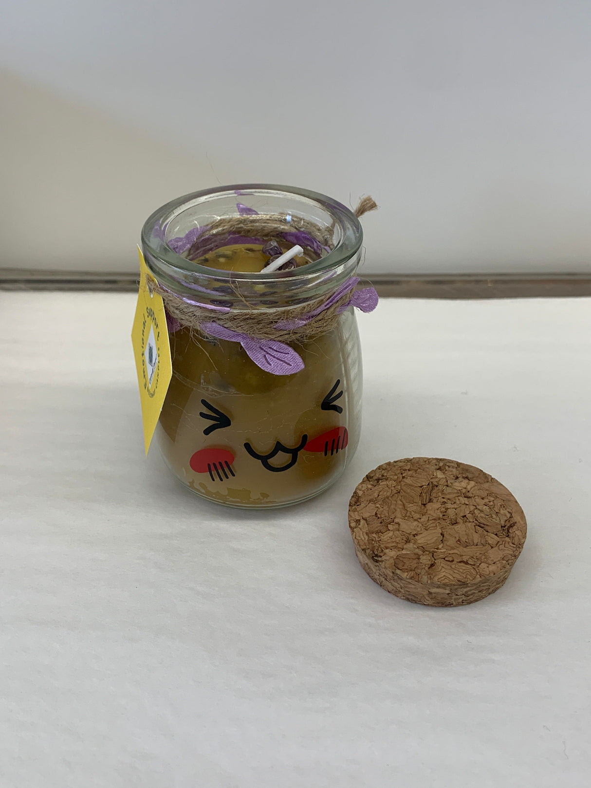 Emotional Support Artisan Beeswax Candle
