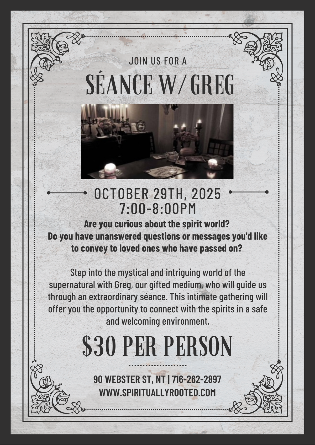 Seance with Greg
