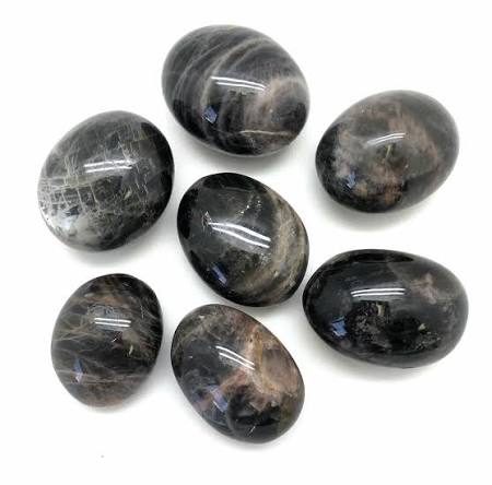 Moonstone Black - Large Tumbled