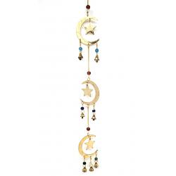 3 Bell Star & Moon Wind Chime