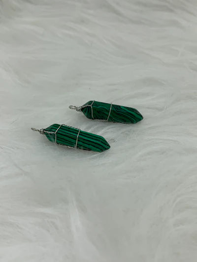 Wire Wrapped Gemstone Pendant