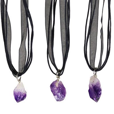 Amethyst Point Rough Necklace