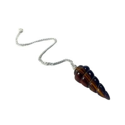 Spiral Pendulum - Assorted Gemstone