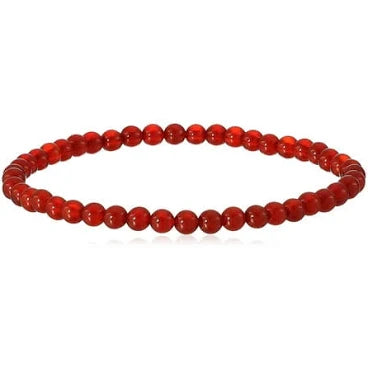 Carnelian Bracelet 4mm