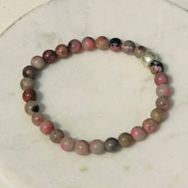 Rhodochrosite Bracelet 6mm