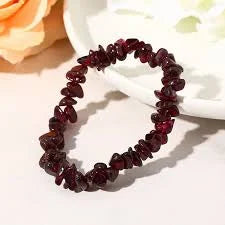 Garnet Chip Bracelet