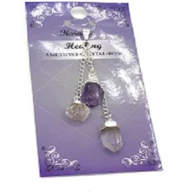 Tri-Stone Healing Pendant