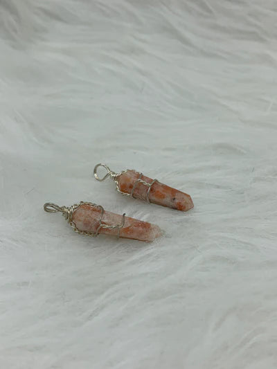 Wire Wrapped Gemstone Pendant