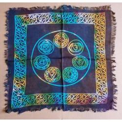 Seven Chakra - Altar Cloth (18x18")